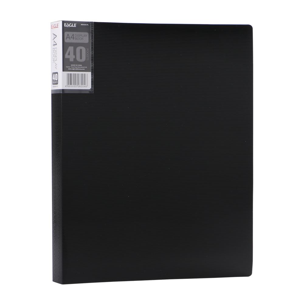 A4 Display Book 40-Pocket Art Portfolio Folder Displays 80-Page Artwork Photo Document Certificates