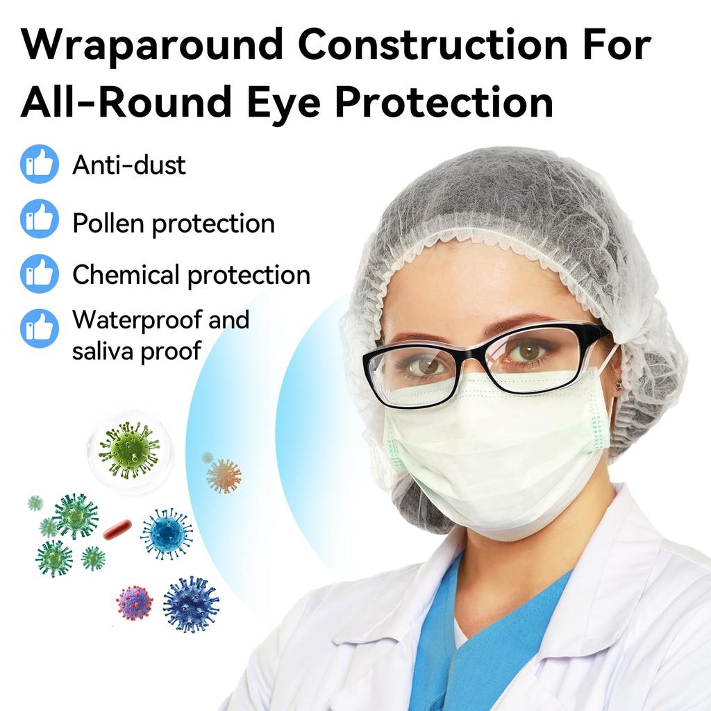 1Pack Safety Glasses With Progressive Reading Lens and Blue Light Eye Protection Safety Goggles