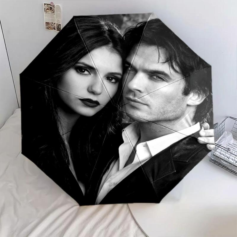 Twilight Saga Romance Automatic Umbrella - Suitable Travel Outdoor Portable Umbrella Birthday Gift Daily Essentials