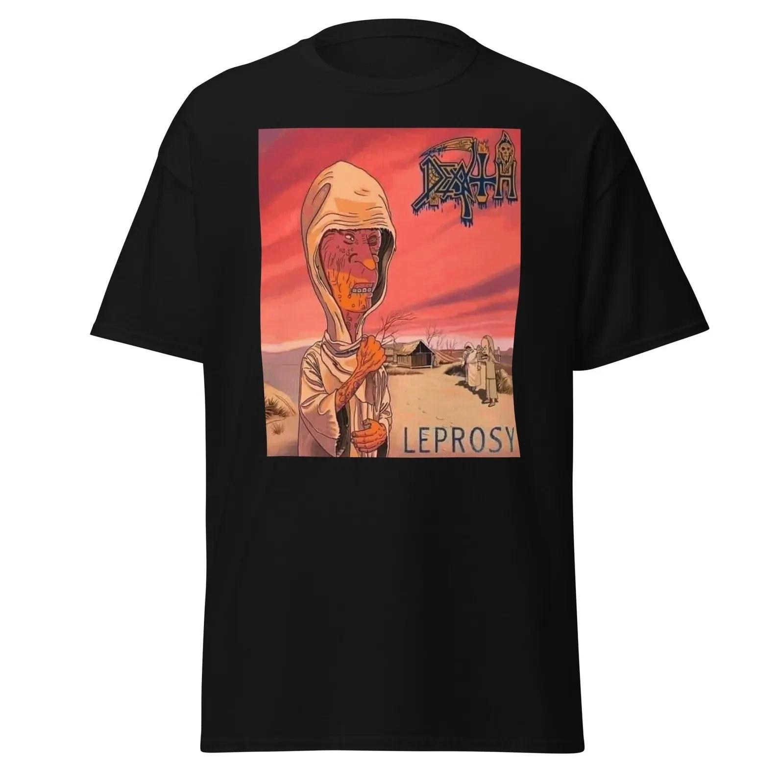

Unisex Adult Vintage Death Leprosy Album Art T-Shirt Vintage Heavy ... XXXXL