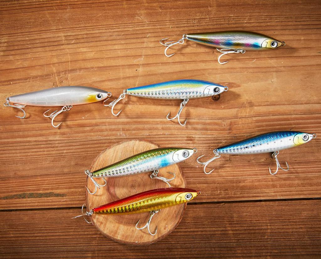 Seabass Lure Sinking Pencil 85s 20g Sinpen Bluefish Flounder Casting Distance Hook Equipped [Seiran Lure] ST-46