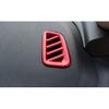 For Nissan Sentra Sylphy -2024 Glossy Red Dash L&R AC Air Outlet Vent Trim