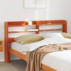 Vidaxl Bed Headboard, With Shelves, Waxed Brown, 160 Cm, Pine