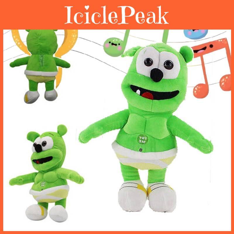 Adorable Singing Gummy Bear Plush Toy Soft Stuffed Animal Doll Perfect Gift For Kids