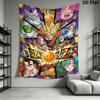 Dragon Ball Wall Tapestry Aesthetic Wall Hanging Printed Fabric Blanket Decorative Tapestries for Bedroom Living Room Home Decor