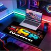 Custom Name Personalized Among Us Pattern Mousepad, Laptop PC Desk Mat, Decorative Desk Mat for Home Keyboard Pad Gift