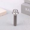 Titanium Alloy Flange Head Screw M6M8M10 Motorcycle, Car Modification, Weight Reduction, External Hexagonal Screw