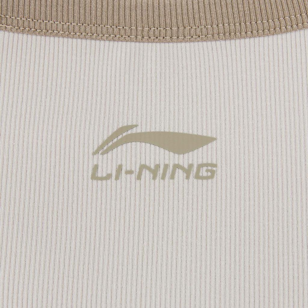 Li Ning Sports Lifestyle Series Round Neck Logo Letter Short Sleeve T-Shirt Women tops ATSW268-7