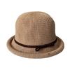 Spring and summer sunscreen fisherman's hat children's breathable sunshade basin hat bow curled dome small fresh top hat