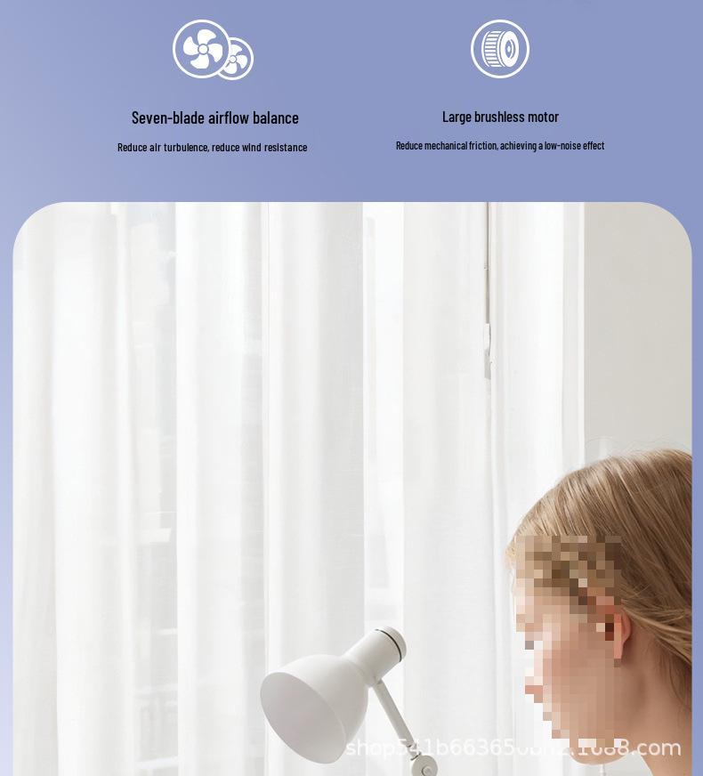 USB Mini Desktop Vertical Stand Fan for Dorms and Offices