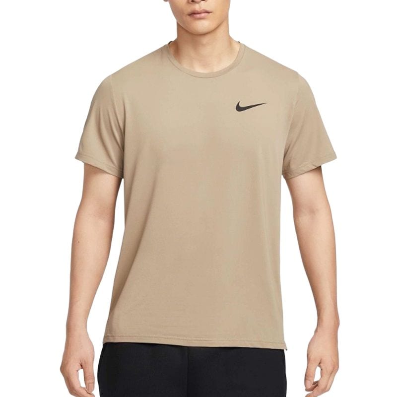Nike T Shirts Men's Khaki Crew Neck Moderate CZ1182-247