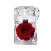Rose Evig Blomst Akryl Gjennomsiktig Smykkeskrin Gaver Fest Utstillingsboks Bryllupsinnpakning V H2U2