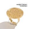 Vintage Geometric Pleated Flower Joint Rings Gold Silver Color Irregular Imitation Pearl Knuckle Ring Hollow Out Fashion Jewelry for Women Men