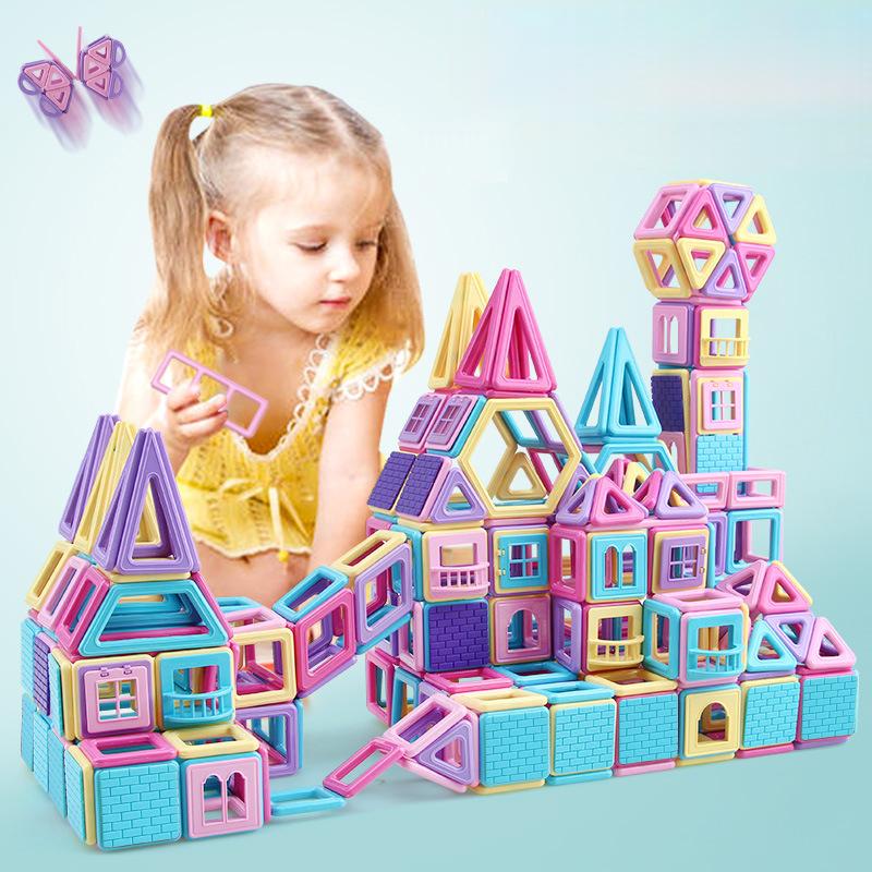 Blocks Building Magnetic Set Construction Toy Magnets Educational Toys Children