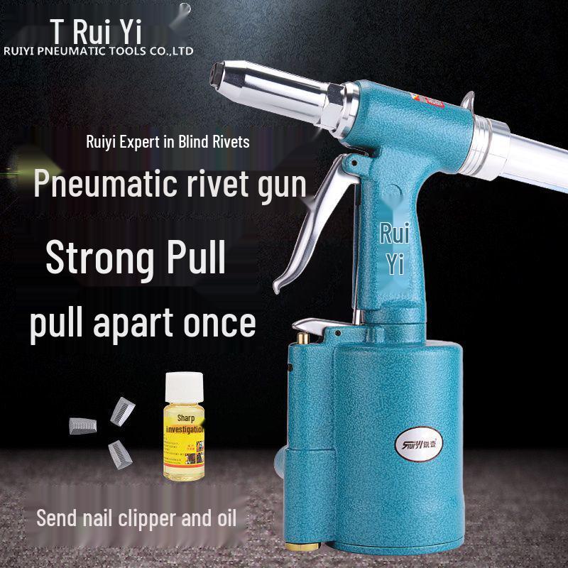 Ruiyi Industrial Pneumatic Rivet Gun - Stainless Steel Self-Piercing Riveting Machine