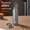 RELEA Gezhi Pure Titanium Tea Infuser Thermos Cup