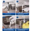 Stainless Steel Kitchen Soap Dispensers Sink Liquid Pump Extension Tube Kitchen Sink Hand Pressure bathroom Dispenser For Liquid