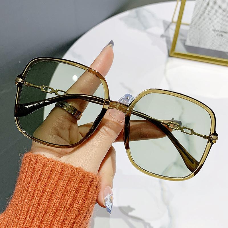 Trendy Women s Large Frame UV Protection Fashion Sunglasses Sunglasses
