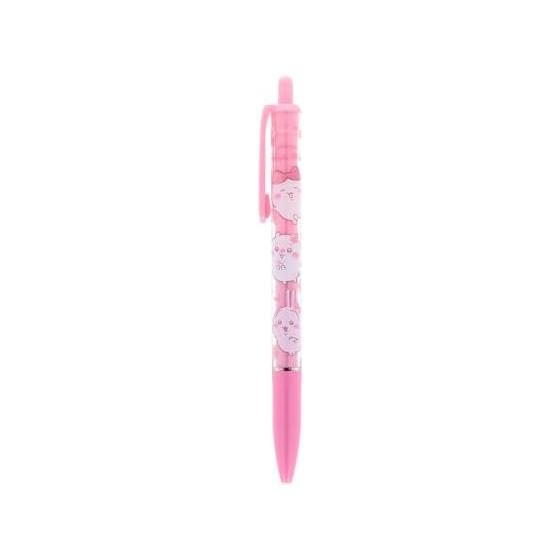 Sun-Star Stationery Chiikawa Ballpoint Pen Sakura S4659600 Glittery Lam Clear Barrel 0.5mm Oil-Based Ink