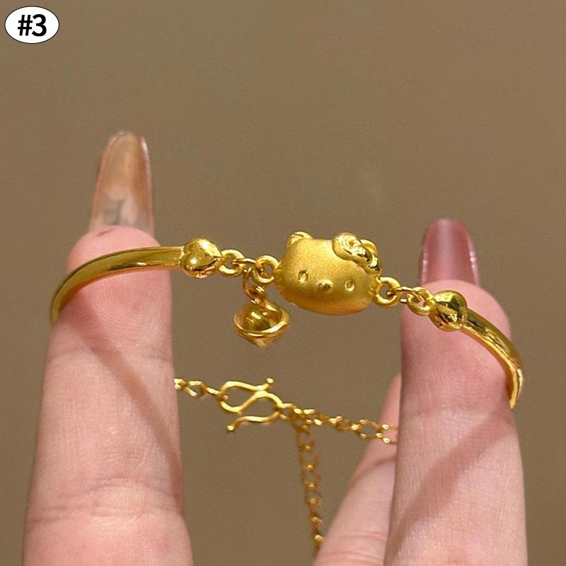 Adorable Hello Kitty Hanging Pendant Animation Design Animation Necklace/Bracelet/Ring Jewelry Accessoriess Festival Presents for Women Girls