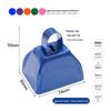 Three-Inch & Four-Inch Hand-Cranked Cowbells - 13 Colors, Perfect for Parties and Handicrafts