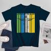 Unisex Unisex Brazil Retro Beach Brazilian Rio De Janeiro Statue Sao Paulo Tshirt Tees T Shirts WoUnisex Boys 100 Cotton TShirt