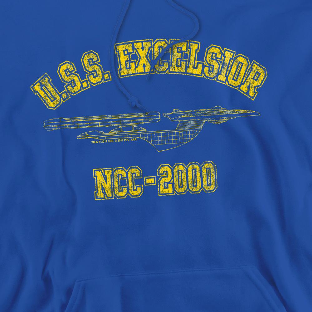 STAR TREK Men's Excelsior Athletic Hoodie