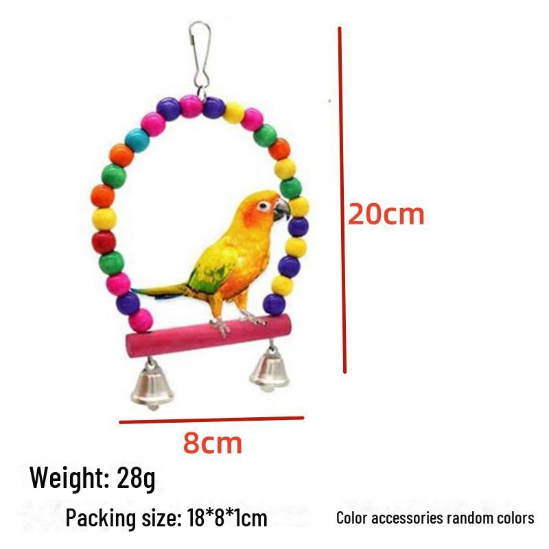 Bird Toys: Swings, Stairs, Suspension Bridges, Cage Accessories, and Decorative Parrot Supplies