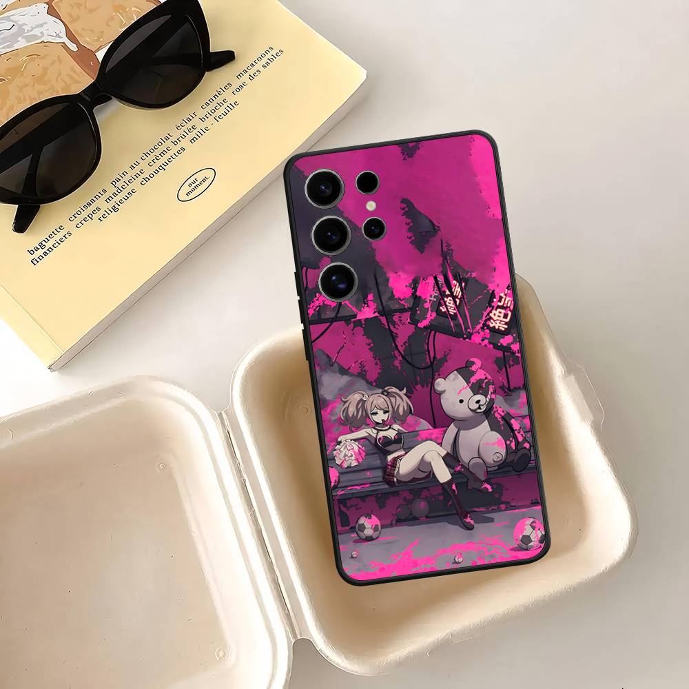 Danganronpa Junko Enoshima Monokuma Case For Samsung Galaxy Case S25 S23 S22 S21 S30 S20 S10 Ultra Plus FE TPU Soft Cover