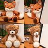 Teddy Bear Fox Plush Toy Animal Cute Soft Filled Doll Children Holiday Gift