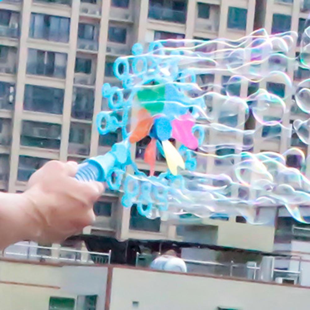 Glücklich Spielen Handheld Manuelle Blasen Windmühle Blase Kid Zauberstab Stick Kinder