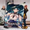 Personalized Custom Name Blanket - Genshin Impact Characters Print Design,Blanket for Sofa,Bed,Travel,Camping - Soft and Warm, Great Gift