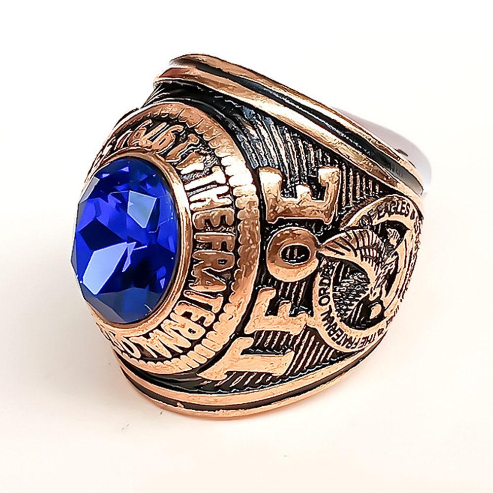 Anello dell'Esercito Aquila in Acciaio Inossidabile Filippino Anello da Uomo Americano Soldato in Titanio