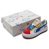 Puma Flabjacks X Suede Mayu Happy Doing Nothing Island Skórzane Graffiti Trampki Low-Top Damskie trampki Czerwone 388592-01
