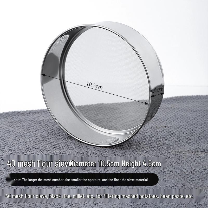 Полуавтоматическое ручное сито для муки и процеживатель для выпечки