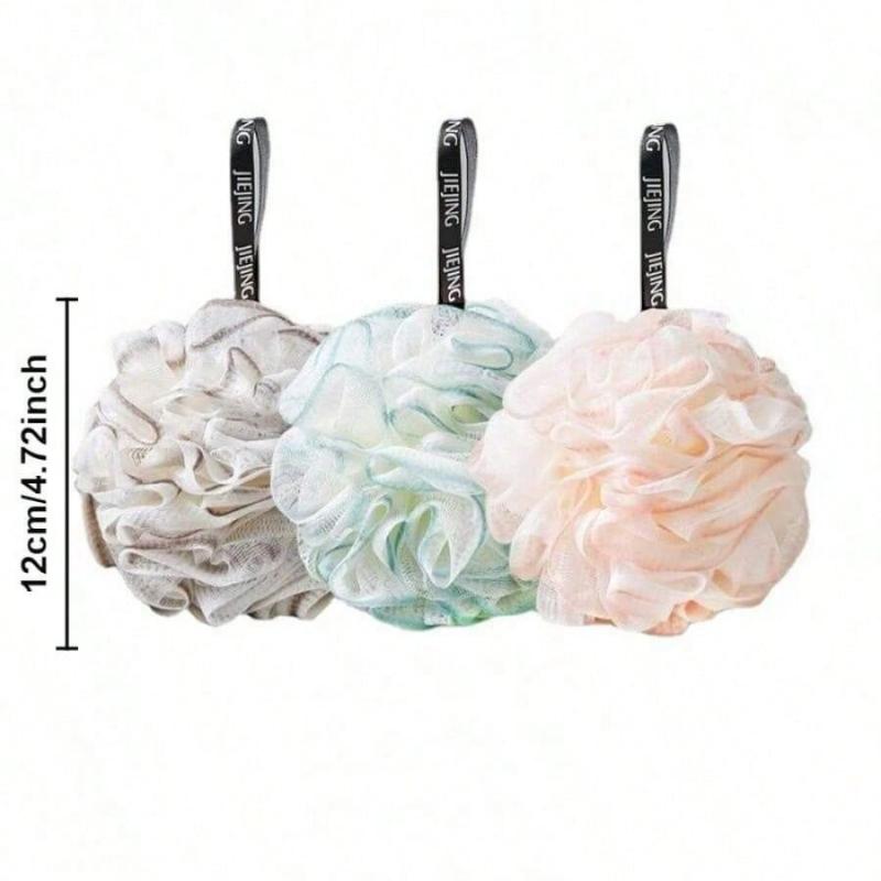 Scrubbing Towel, Bath Ball, Non Scattering Bath Flower,Women's Bath Ball, Scrubbing Magic Tool, Back Scrubbing Foam Net