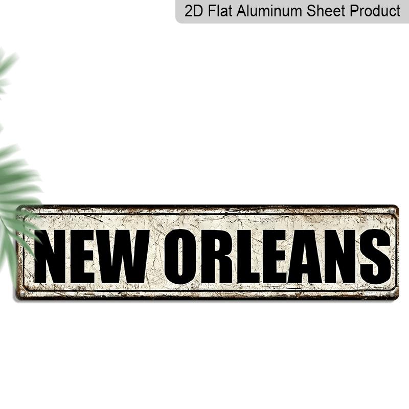 

2D Flat, 1pc, 3.94 X 15.74 Inches Aluminum Decorative Sign - A Vintage Metal Sign for Halloween and Christmas, Perfect for Retro Farmhouse Wall Art 40cm x 10cm