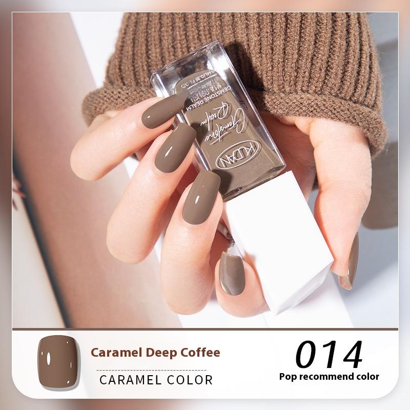 New KUDAN Diamond Realm Nail Polish No-Baking Quick Drying 10ml Tear Light Fragrance Summer