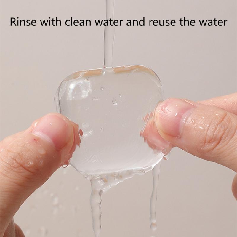 Thickened Door Stoppers Bumper Strong Wall Protectors No Residues Adhesive Reusable Silicone Pad for Furniture Door