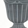 Outdoor Plant Pot European Retro Plastic Planter Flower Pot for Patio Lawn Garden Decoration