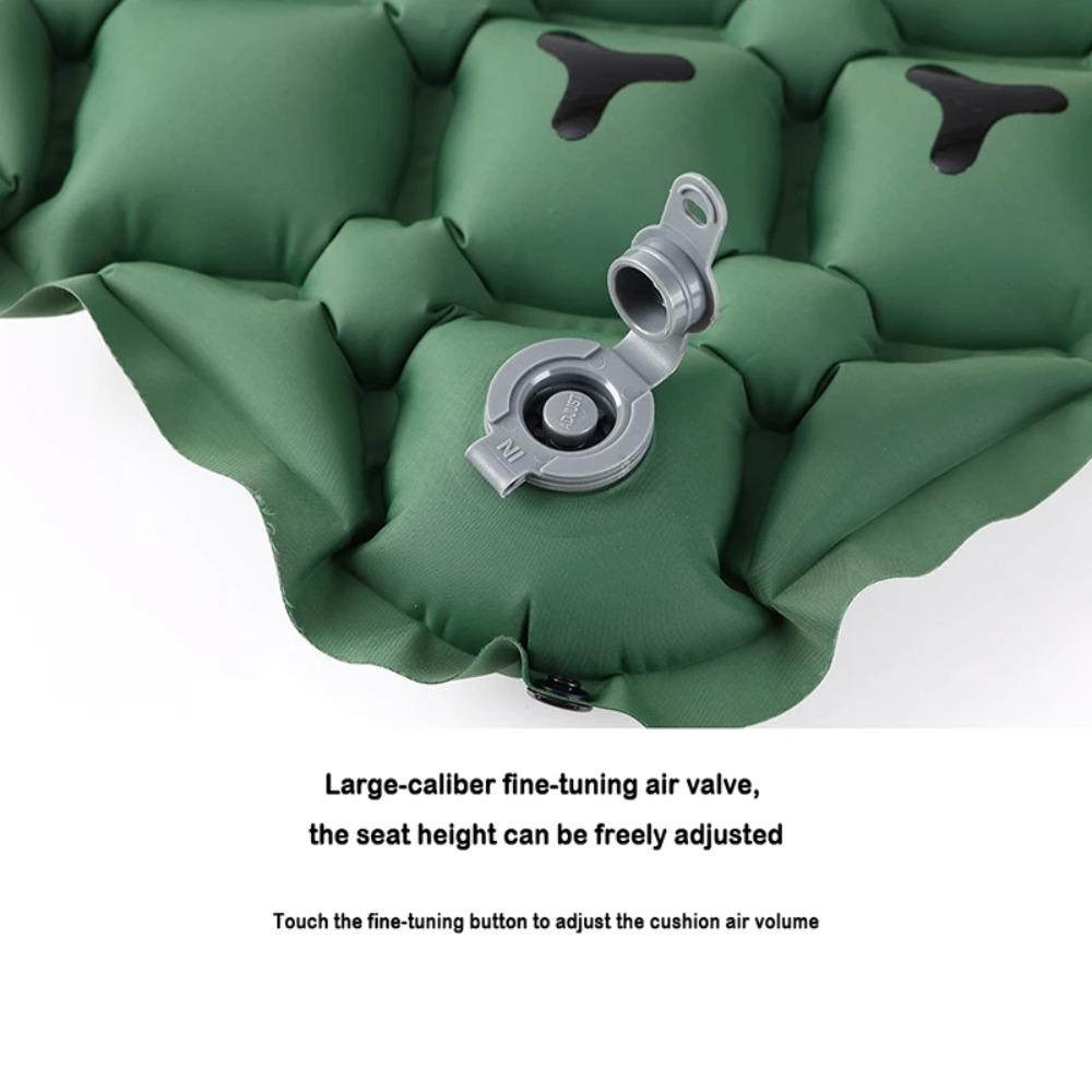 Inflatable Seat Cushion,Portable Lightweight Travel Air Sitting Pad,Moisture and Water Resistant Camping Chair Mat for Outdoor