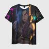 Popular Arcane League Jinx T Shirt 3D Printing Men/Women Anime T-shirts Summer O- Neck Short Sleeve Top Kids Cartoon Tee