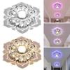 Crystal LED Ceiling Light Modern Ceiling Light Flower Shape LED Recessed Light Decorative Accent Lamp for Gallery Exhibition