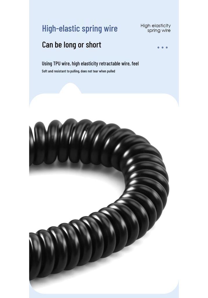 66W Retractable Elbow Splitter Data Cable for Apple, Huawei, Type-C, Fast Car Charging