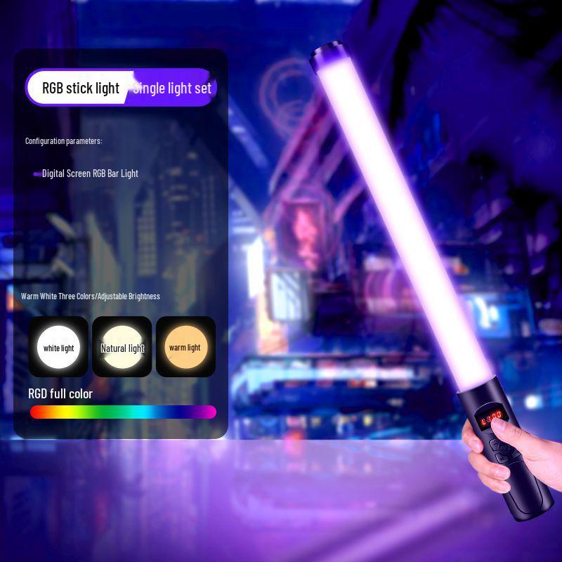 Handheld LED Photography Fill Light Stick - Portable Lighting Equipment for Photo and Live Rooms