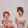 Animal Cosplay Costume for Kid Birthday Cosplay Party, Halloween Lion Dress up Costume, Lion Hairband, Tail, Bowtie