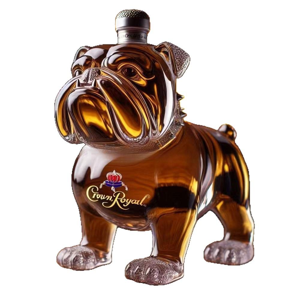 French Bulldog Whiskey Bottle - Funny Design