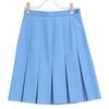 Gucci 633217 Light Blue Medium Pleated Skirt Skirt 36 blueUsed