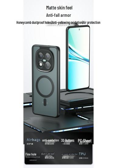 Magnetic Semi-Transparent Matte Protective Case for Redmi K90 Max, Xiaomi 17U, and POCO X8 Pro