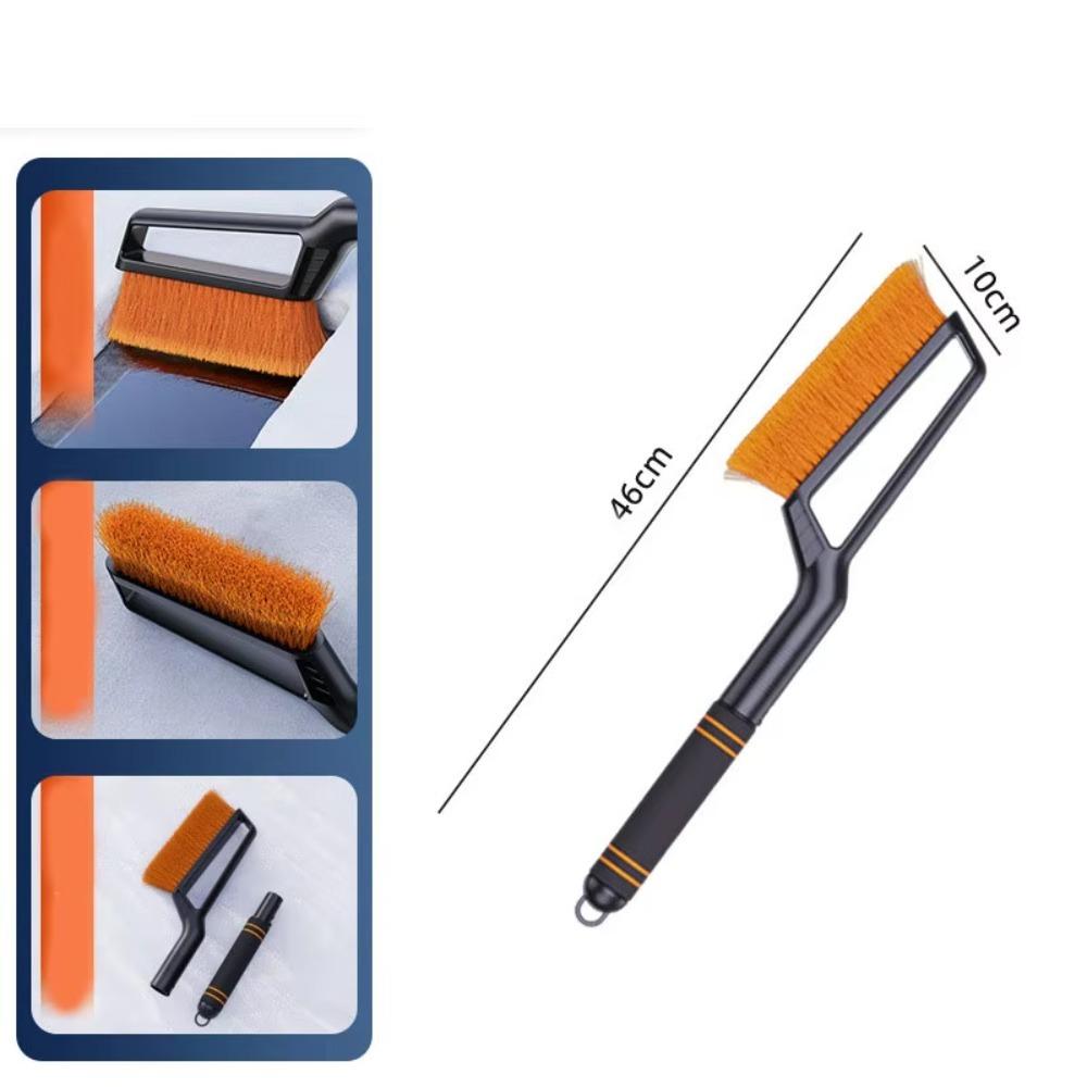2-in-1 Auto Schneeentferner Bürste Abnehmbar Multifunktional Winter Schneeentfernung Auto Eis Schaufel Langer Griff Ausziehbar Eiskratzer Auto